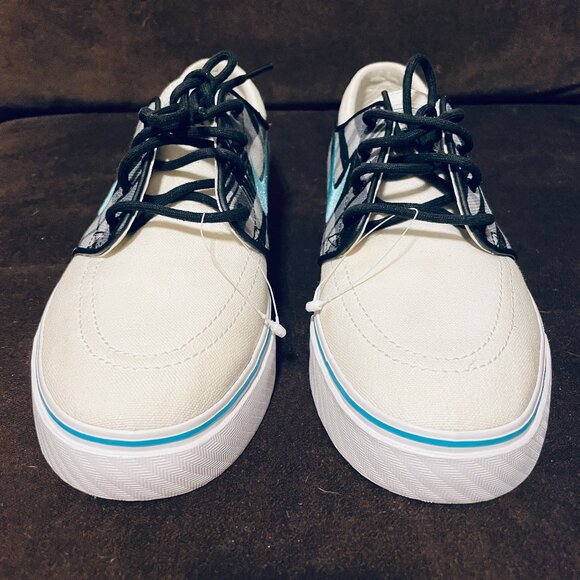 Nike SB Zoom Janoski Nike ID factory custom plaid tiffany blue Mens 8 US 41 EUR - Picture 2 of 10